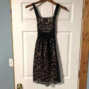 Black lace dress